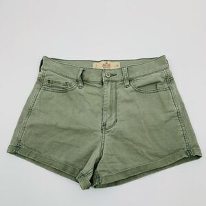 Hollister | Women's Green khaki high rise Shorts | size 26